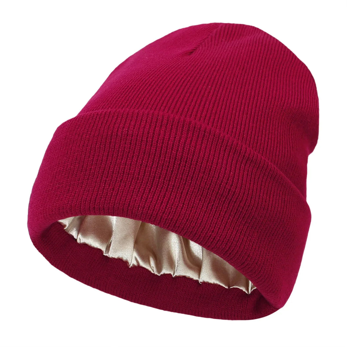 Gorro feminino forrado com cetim