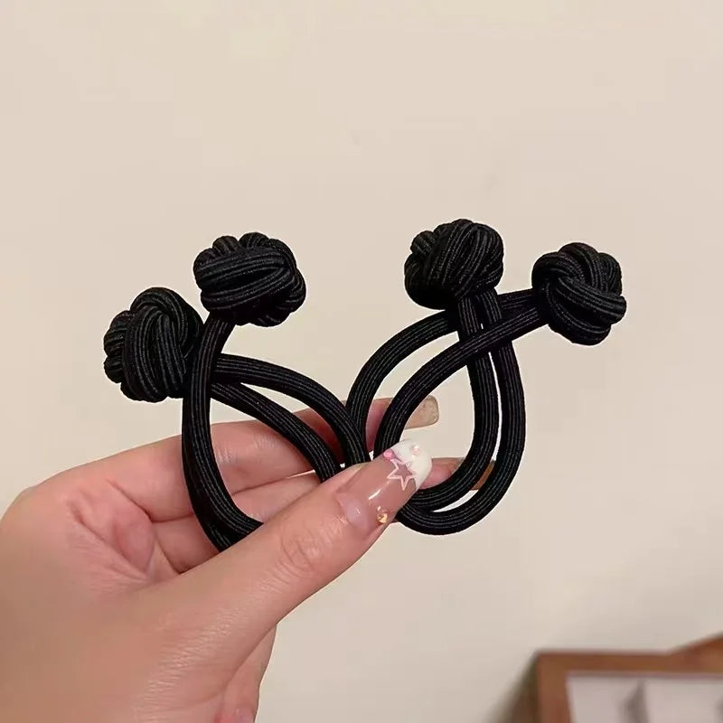 Kit de elásticos de cabelo finos e resistentes