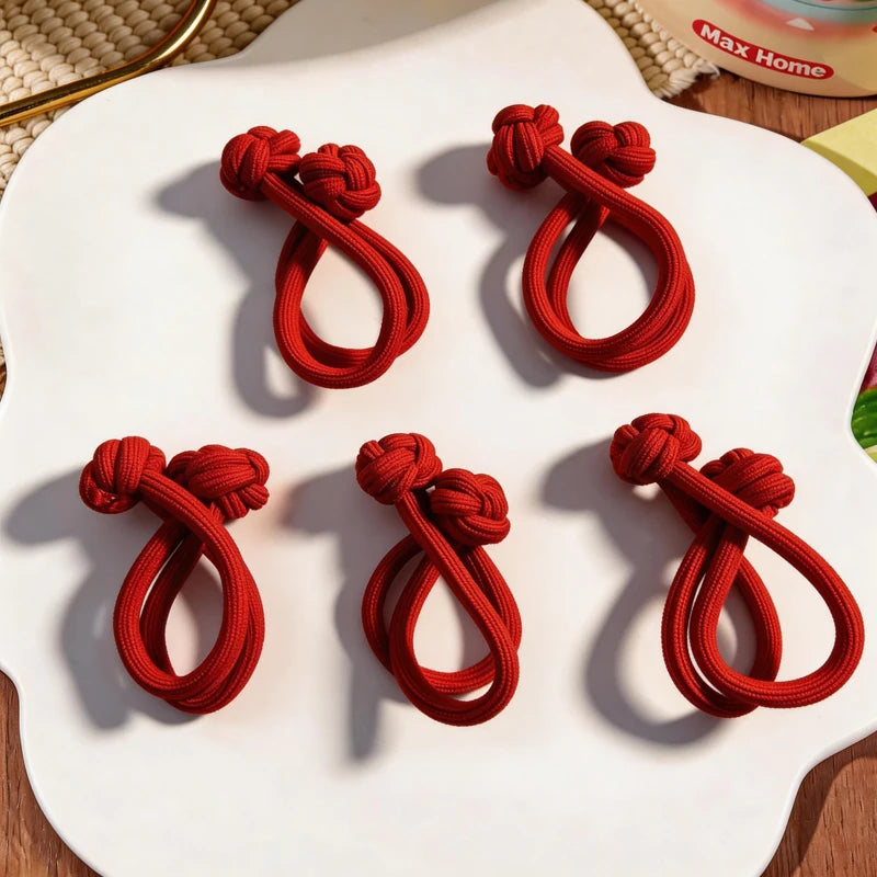 Kit de elásticos de cabelo finos e resistentes