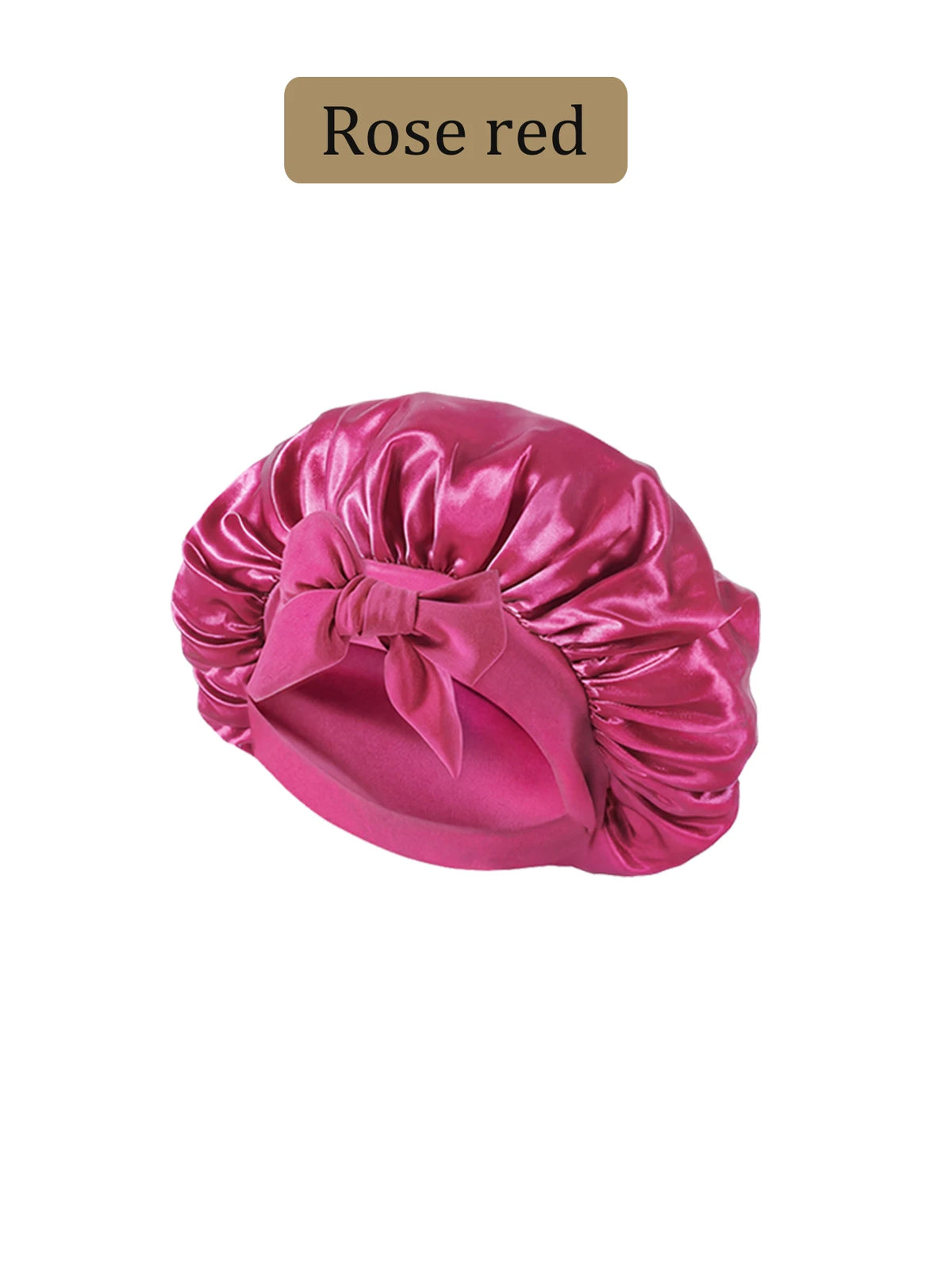 Touca de cetim para cabelo cacheado