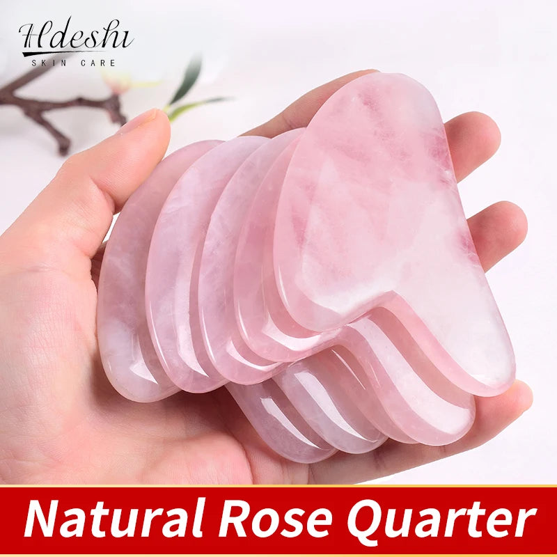Gua sha de pedra natural para massagem facial