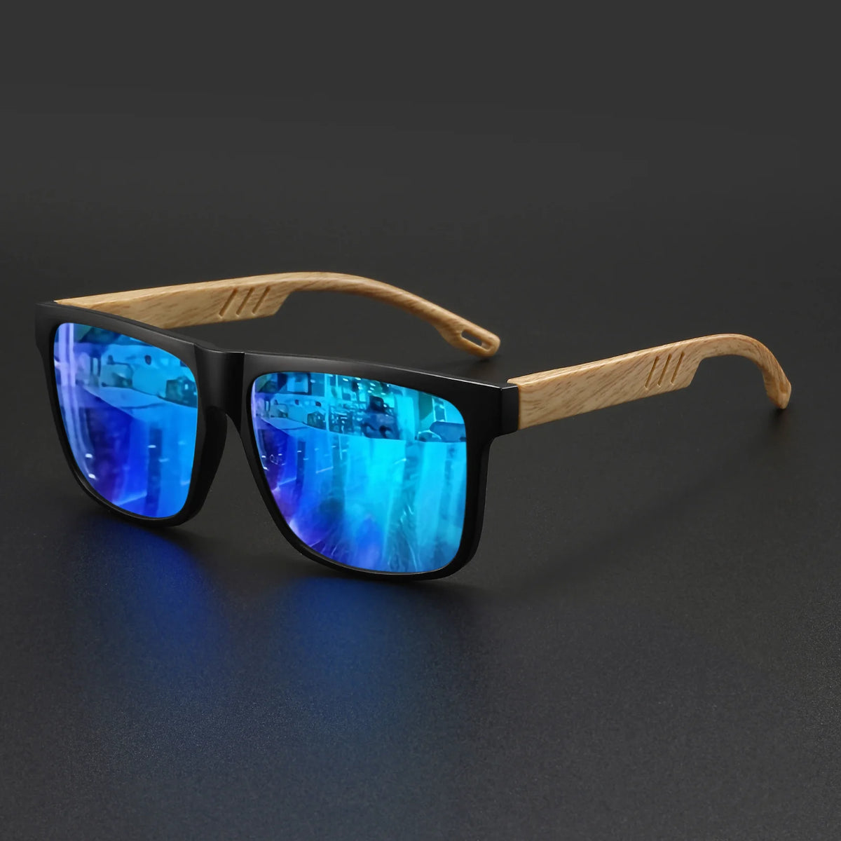 Óculos de sol quadrado com proteção UV400