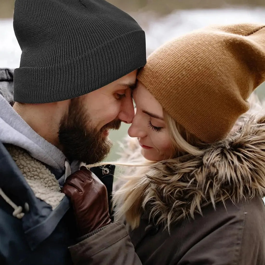 Gorro feminino forrado com cetim