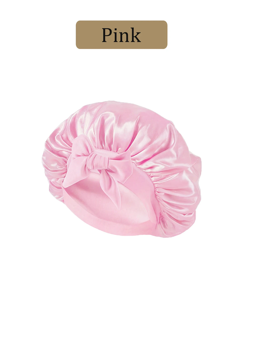 Touca de cetim para cabelo cacheado