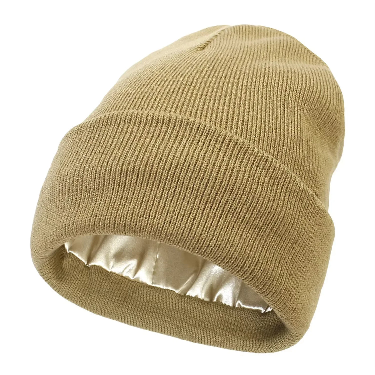 Gorro feminino forrado com cetim