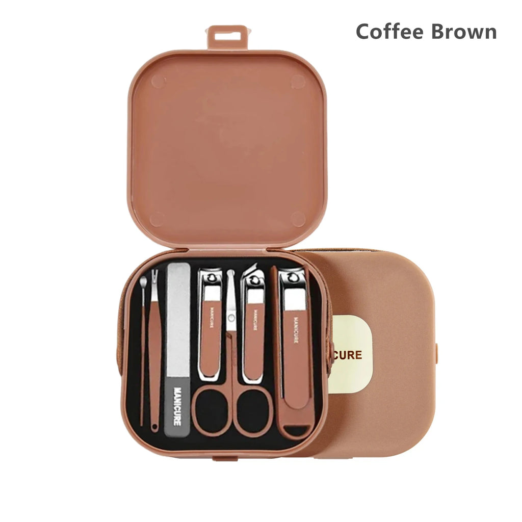 Kit cortador de unhas antiespirro 7 em 1