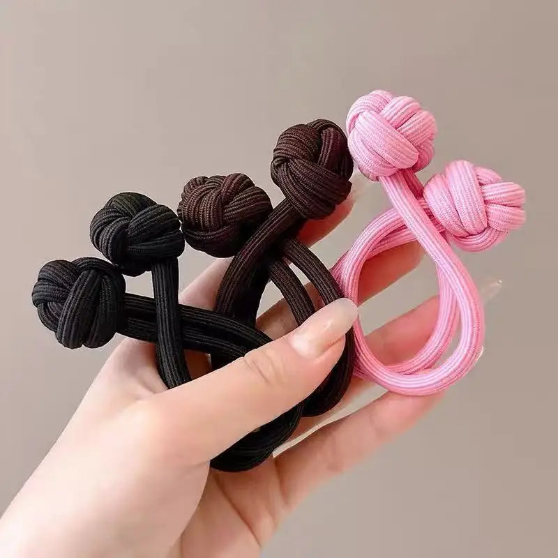 Kit de elásticos de cabelo finos e resistentes