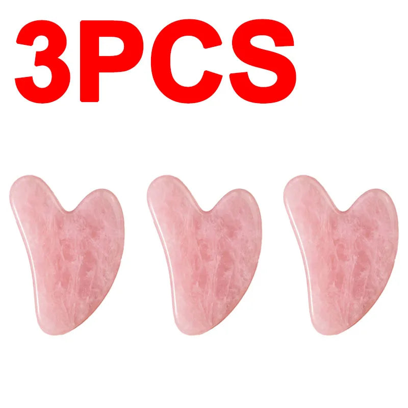 Rolo facial e gua sha de resina