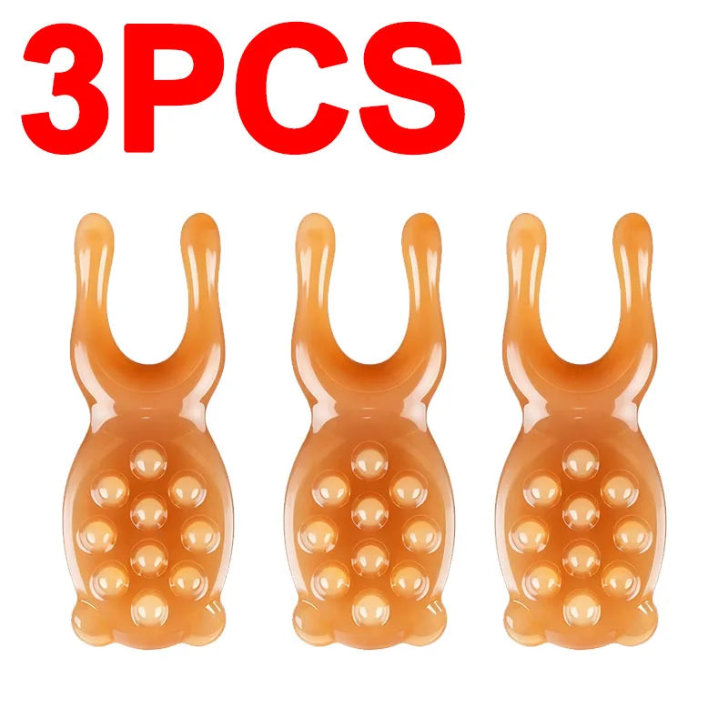 Rolo facial e gua sha de resina (1, 2 ou 3 peças)