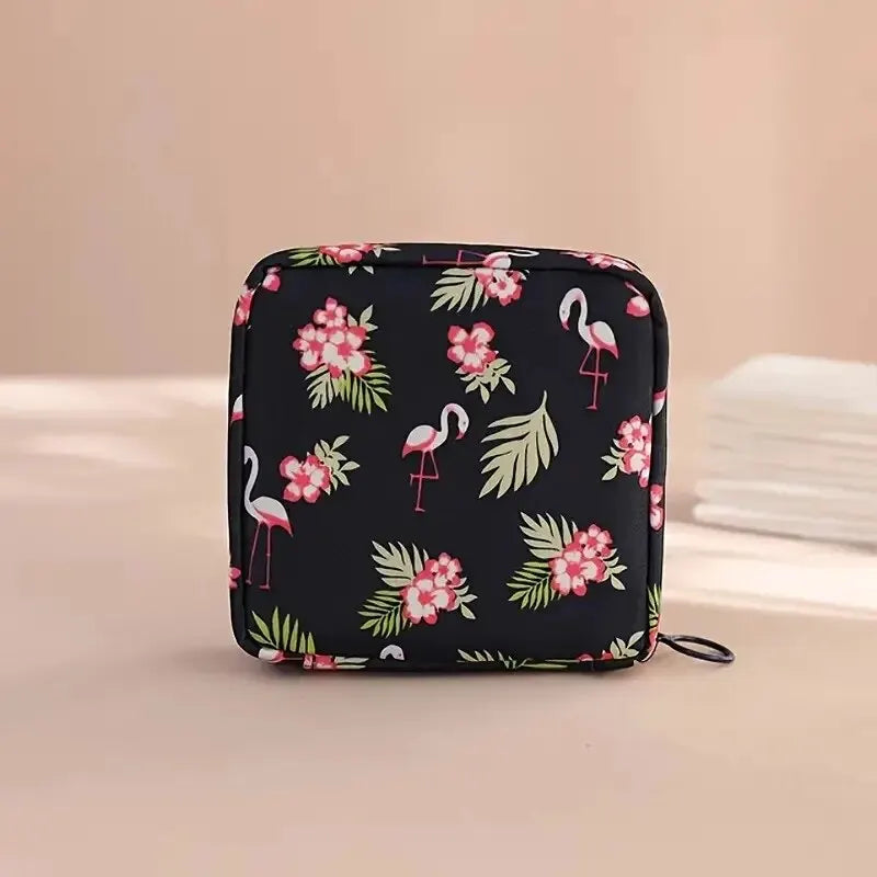 Necessaire para absorventes estampada