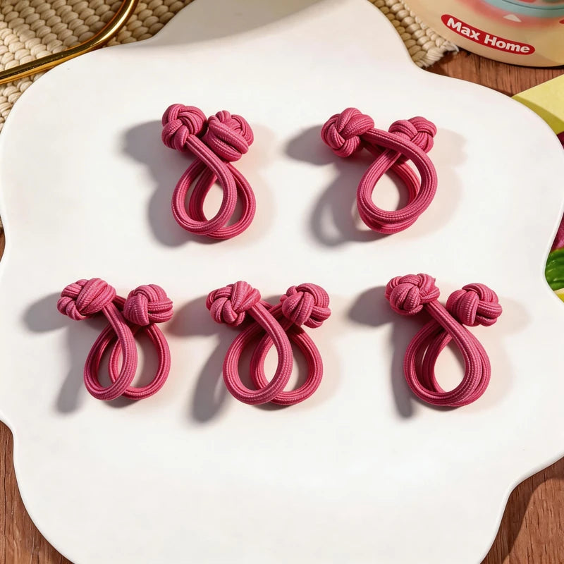 Kit de elásticos de cabelo finos e resistentes