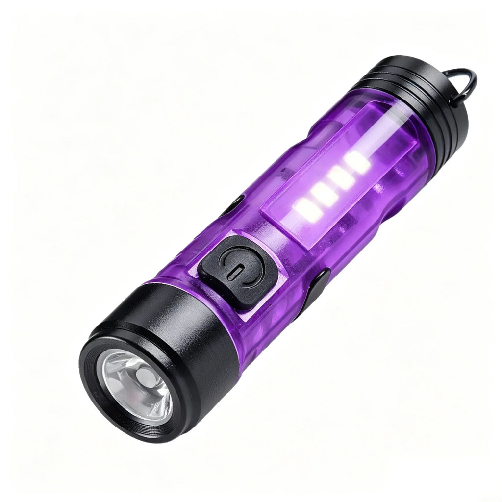 Mini lanterna chaveiro LED recarregável