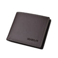 Carteira masculina dobrável fina