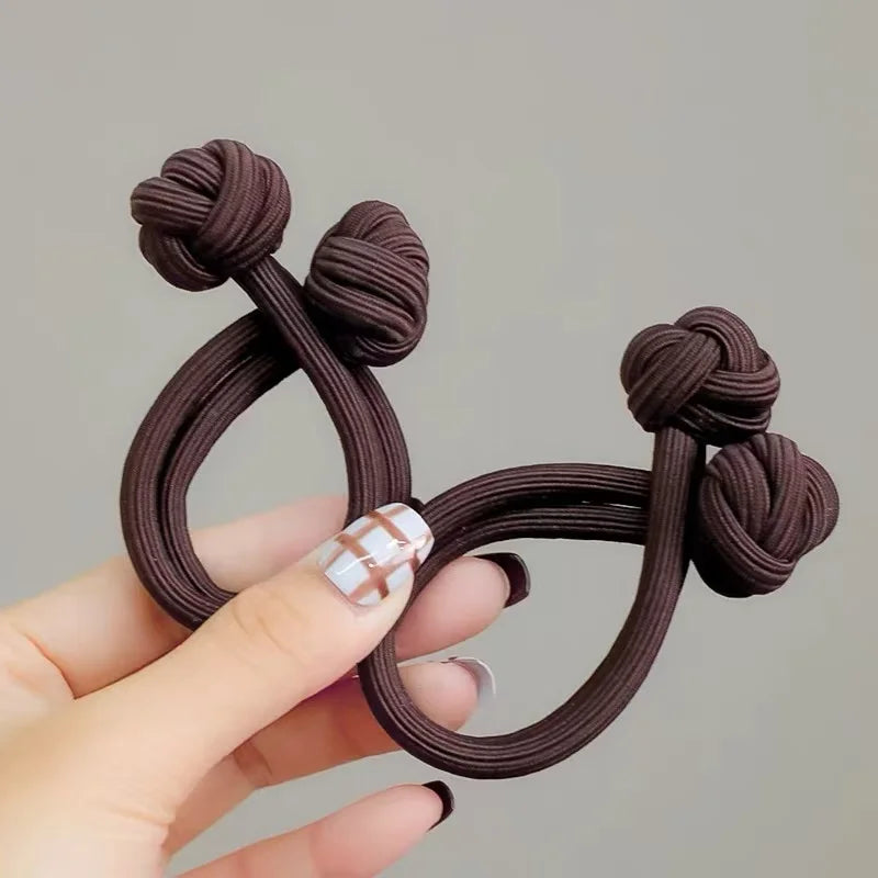 Kit de elásticos de cabelo finos e resistentes