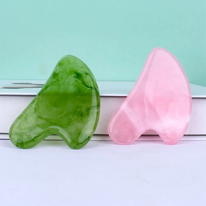 Rolo facial e gua sha de resina