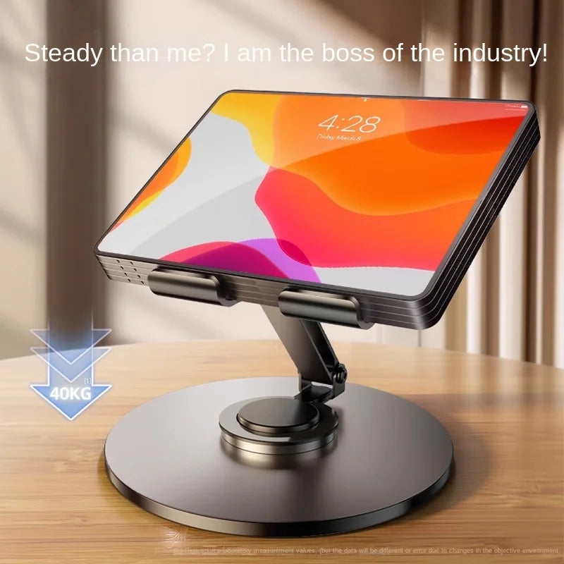 Suporte de mesa de alumínio para tablet e celular