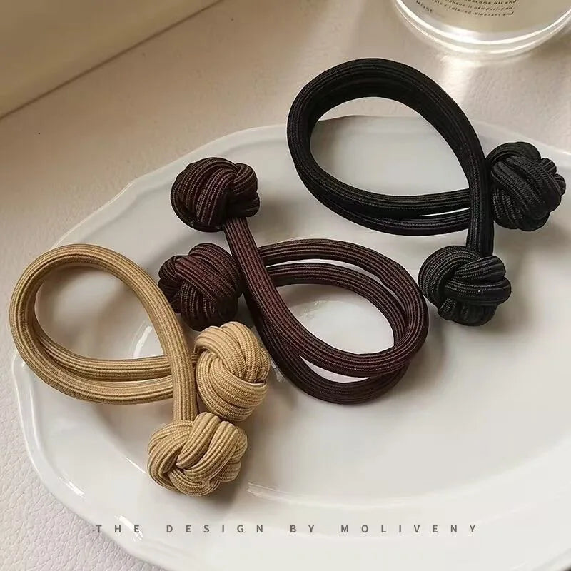 Kit de elásticos de cabelo finos e resistentes