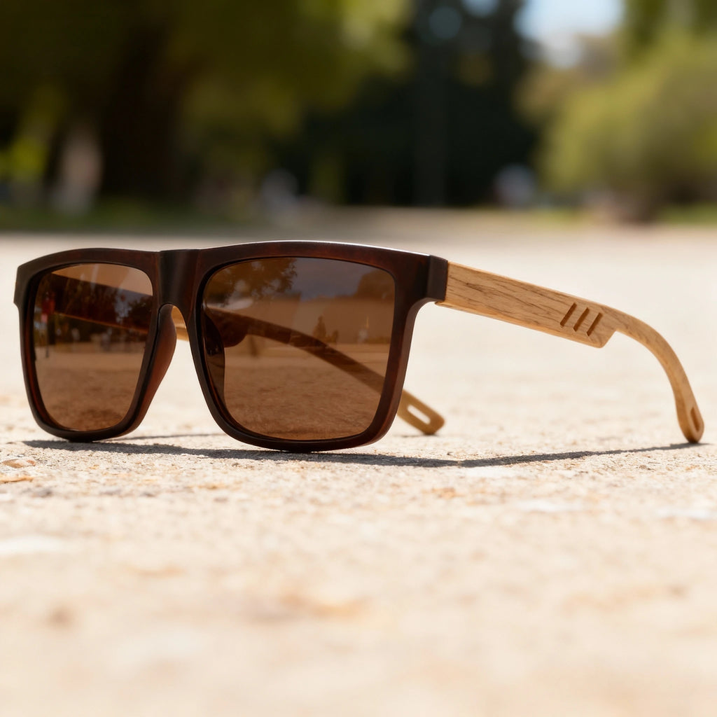 Óculos de sol quadrado com proteção UV400
