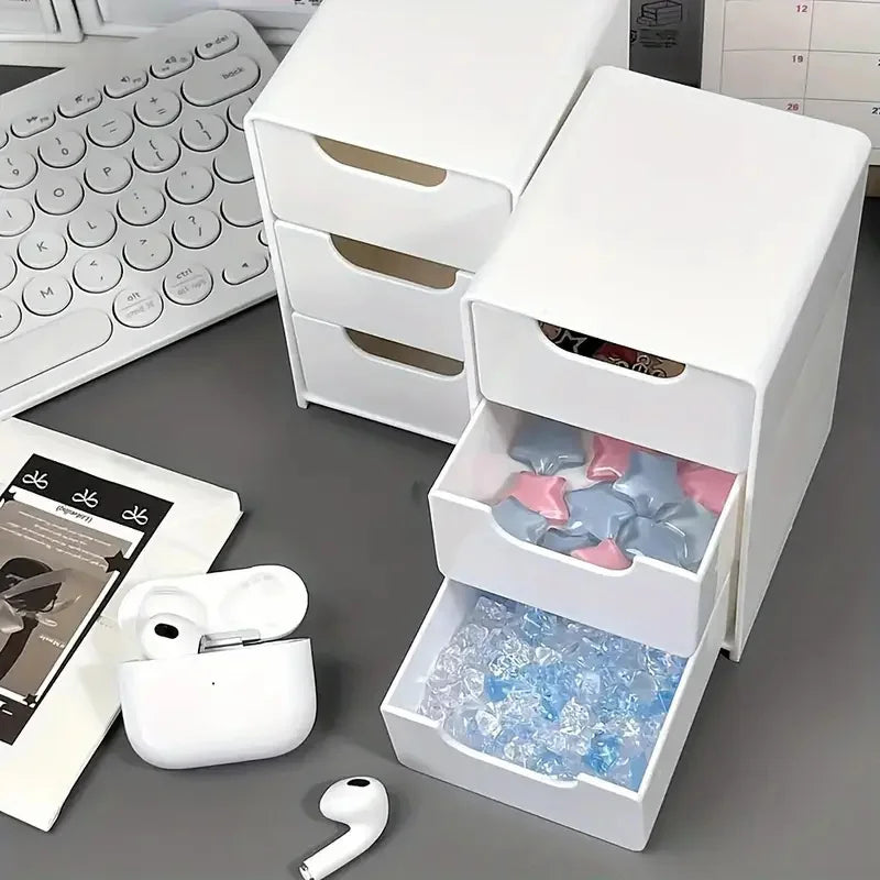 Organizador de cosméticos com 3 gavetas