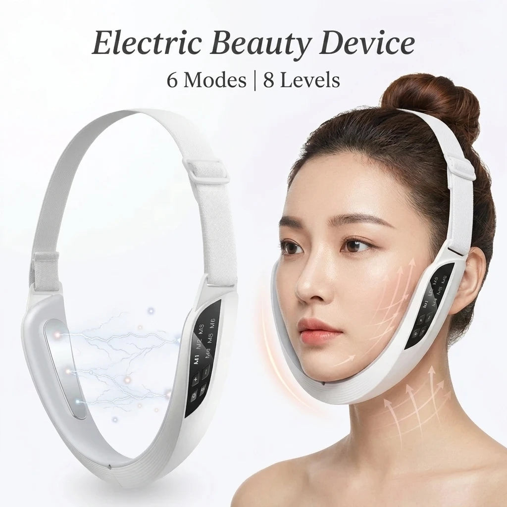 Aparelho elétrico de lifting facial V-Face (6 modos)