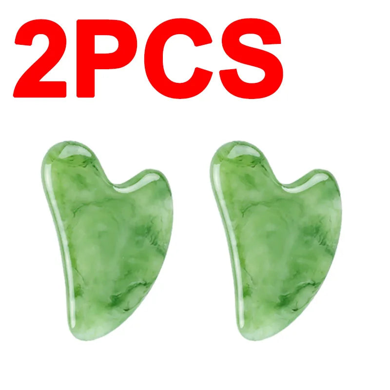 Rolo facial e gua sha de resina