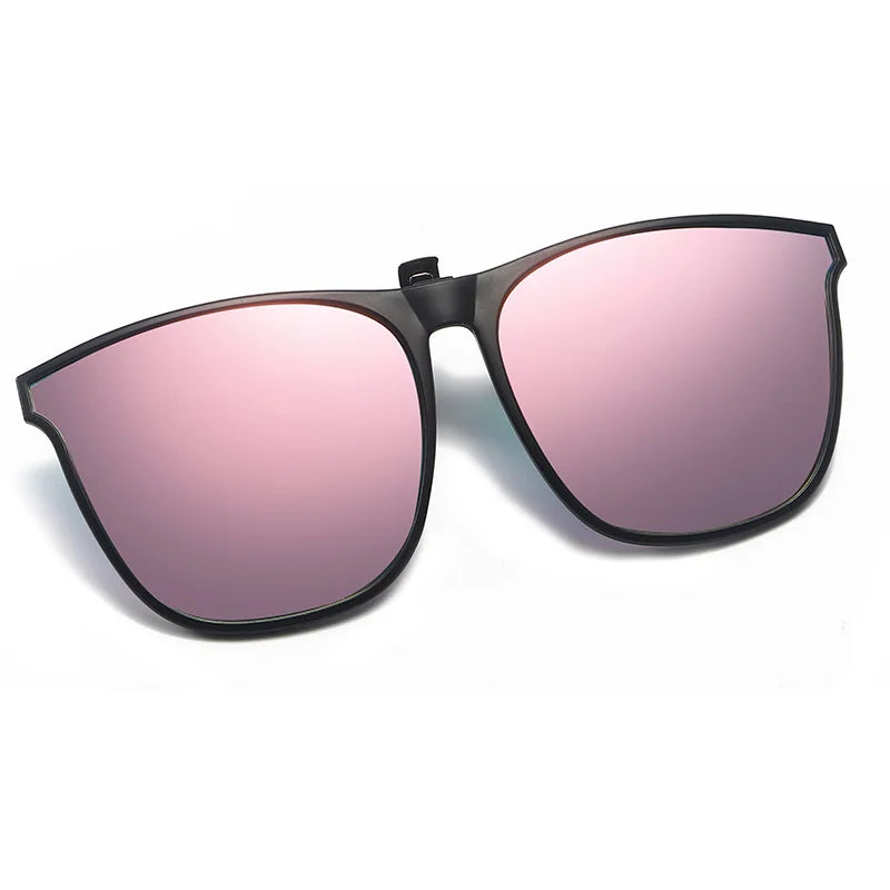 Óculos de sol clip-on polarizado para dirigir