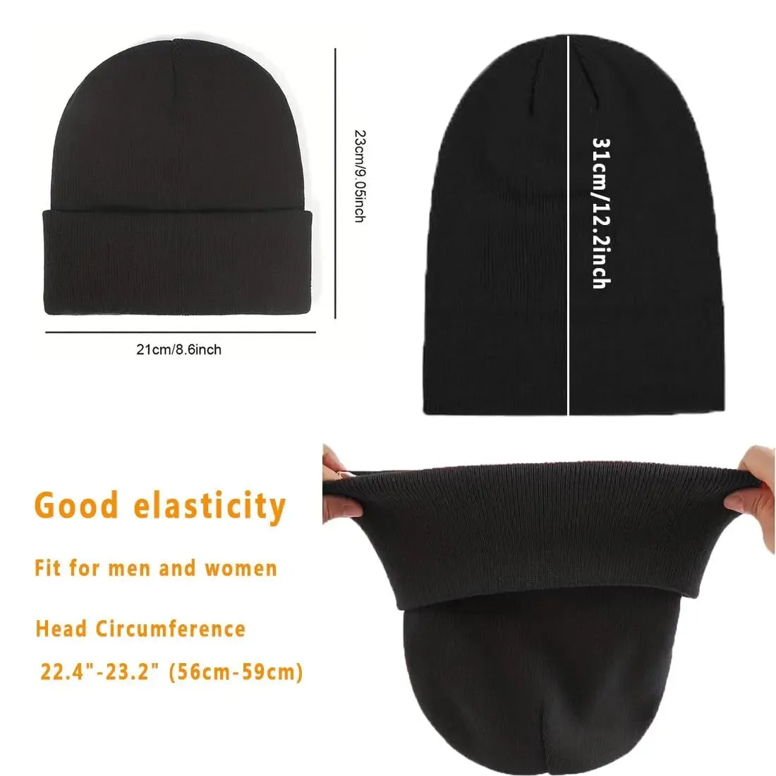 Gorro feminino forrado com cetim