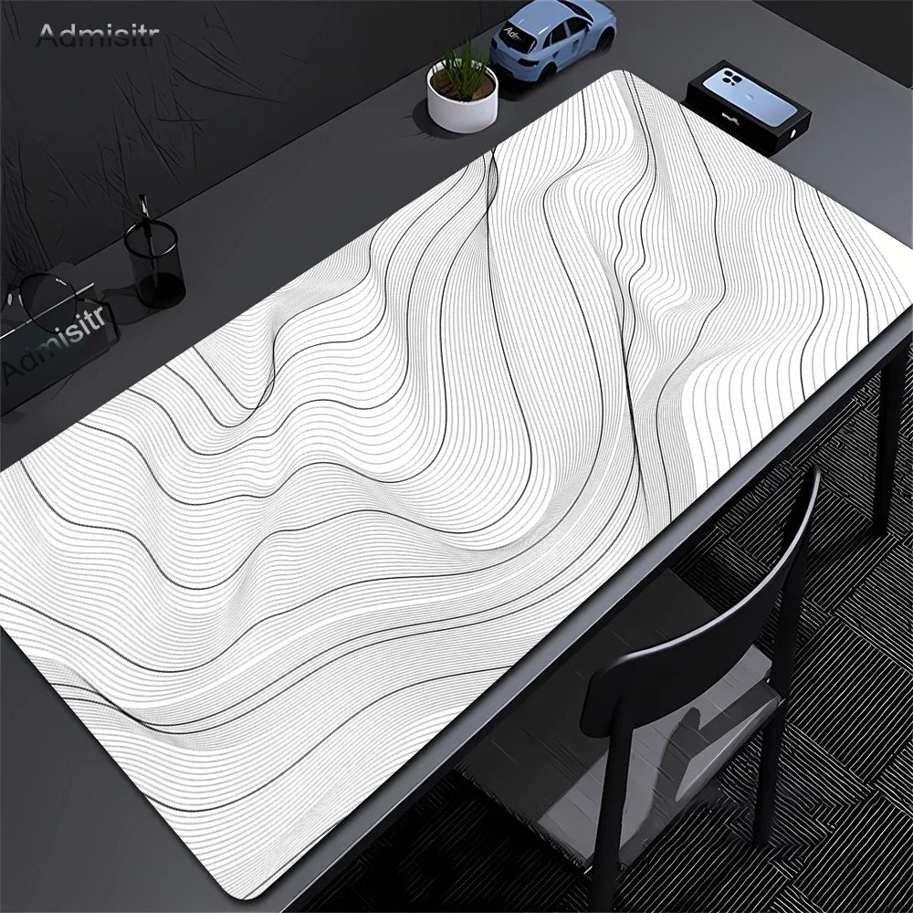 Mouse pad gamer grande estampa abstrata