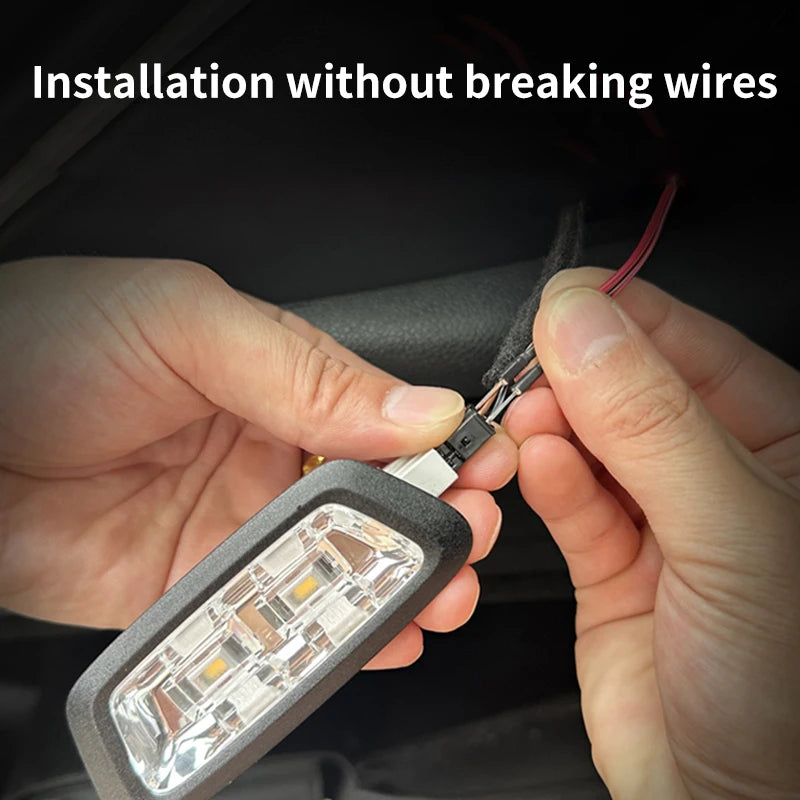 Fita LED ambiente para carro (sem fiação)