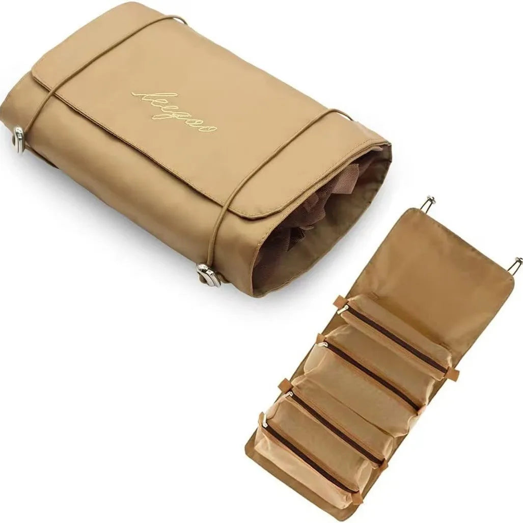 Necessaire de viagem 4 em 1 removível e impermeável