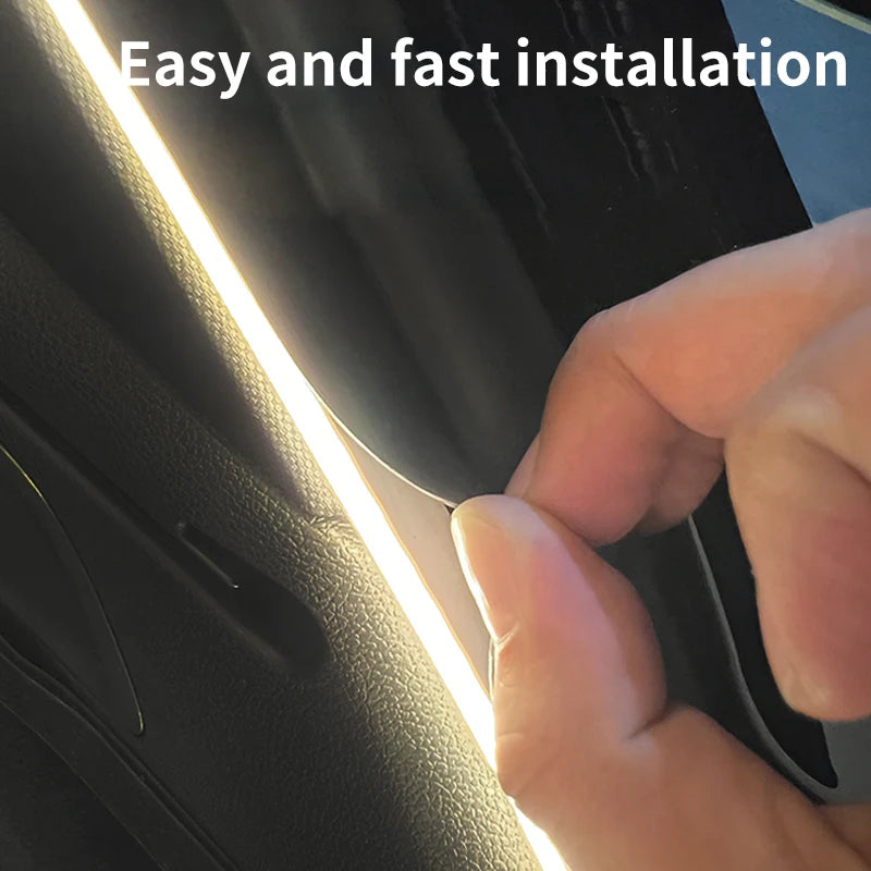Fita LED ambiente para carro (sem fiação)