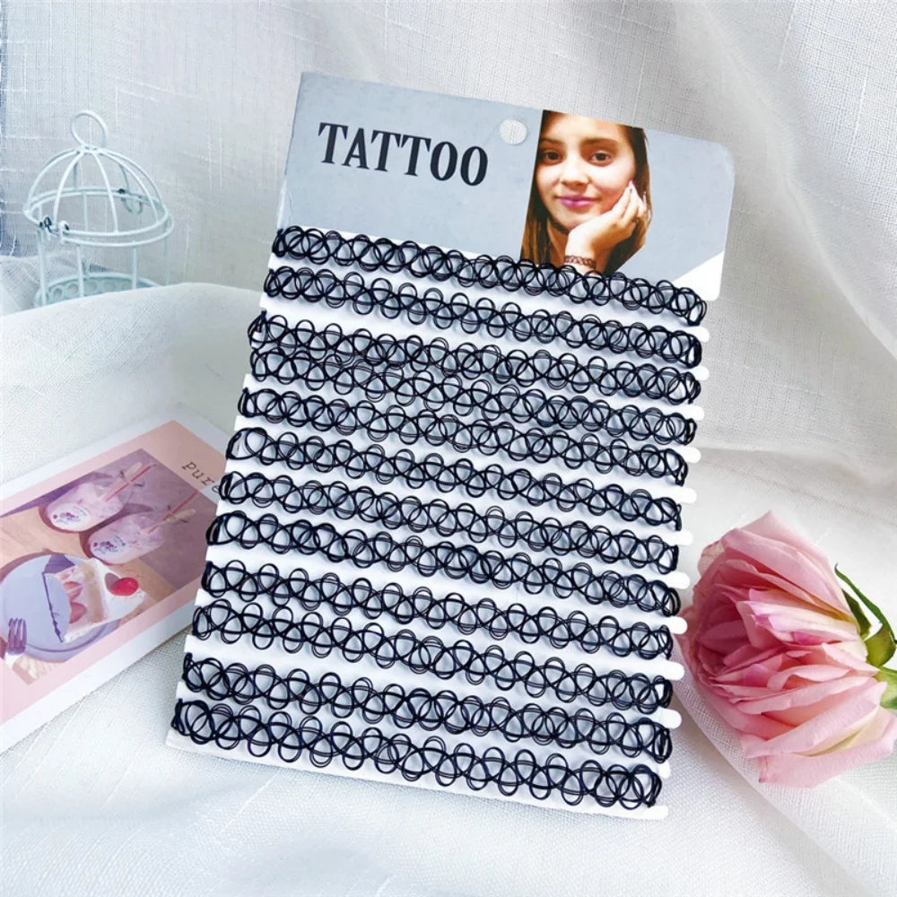 Gargantilha tattoo elástica