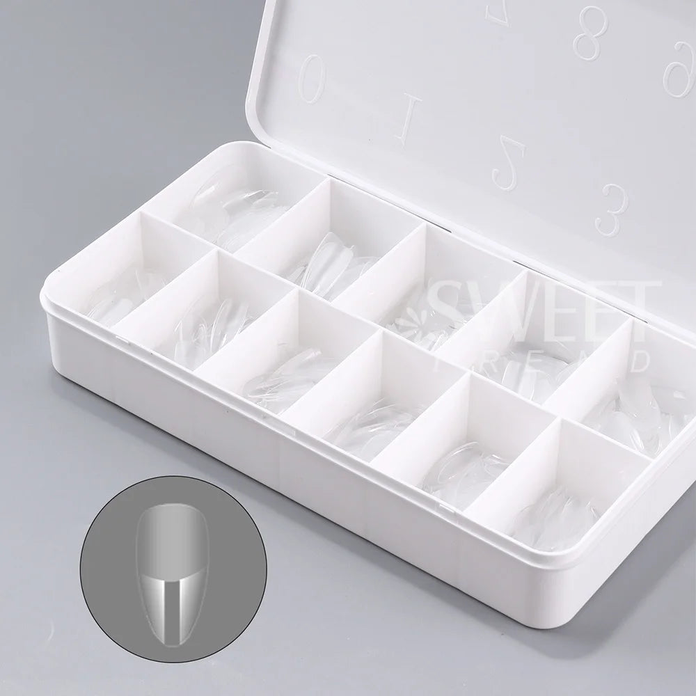 Kit 550 tips de unha em gel macio