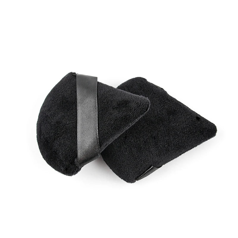 Mini puffs triangulares laváveis para maquiagem