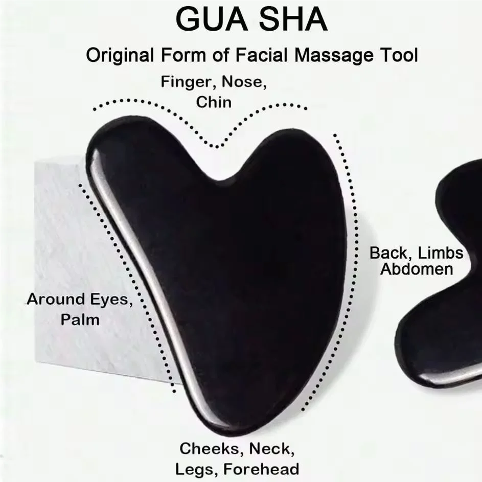 Rolo de gelo facial e gua sha (kit 1, 2 ou 3 peças)