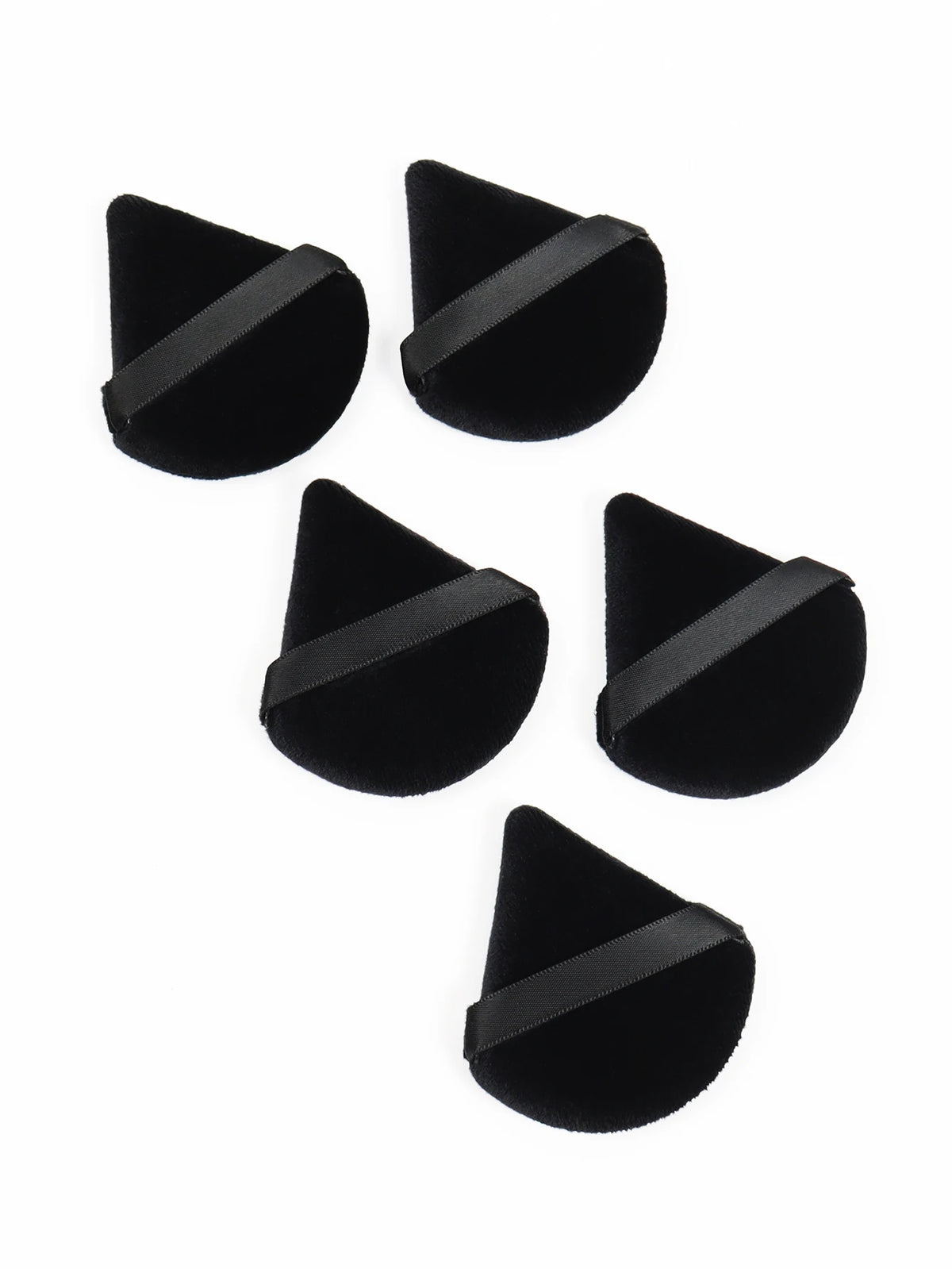 Kit esponjas triangulares de veludo para maquiagem