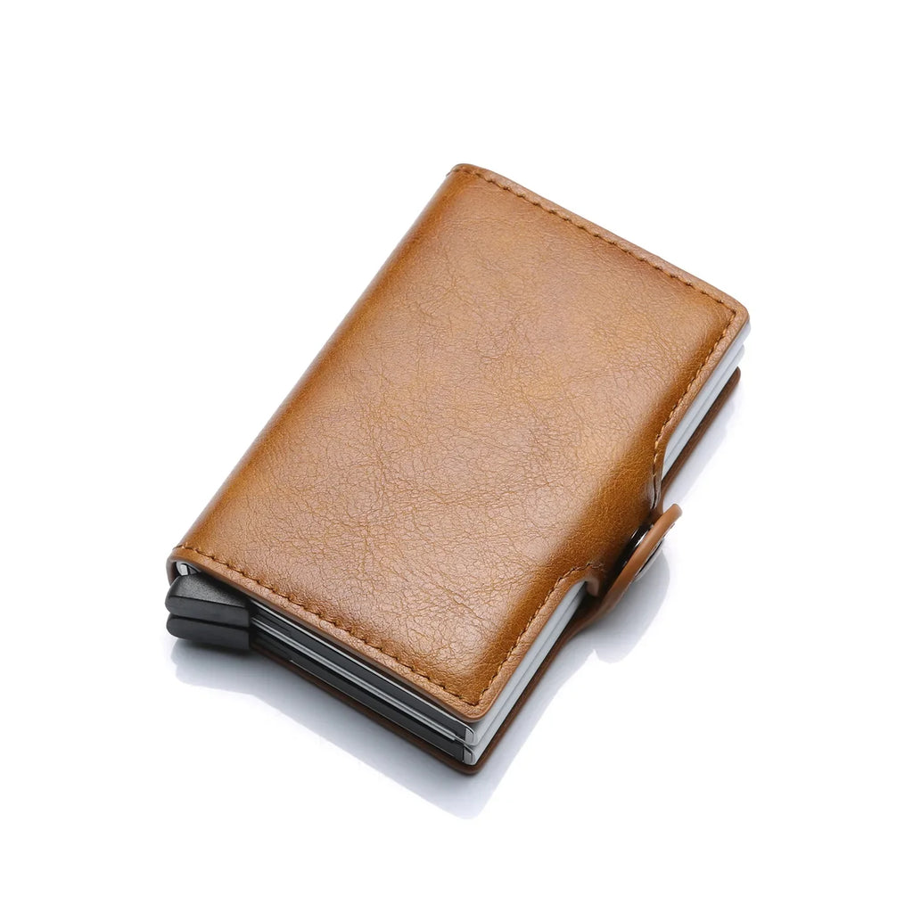 Carteira masculina de fibra de carbono com RFID