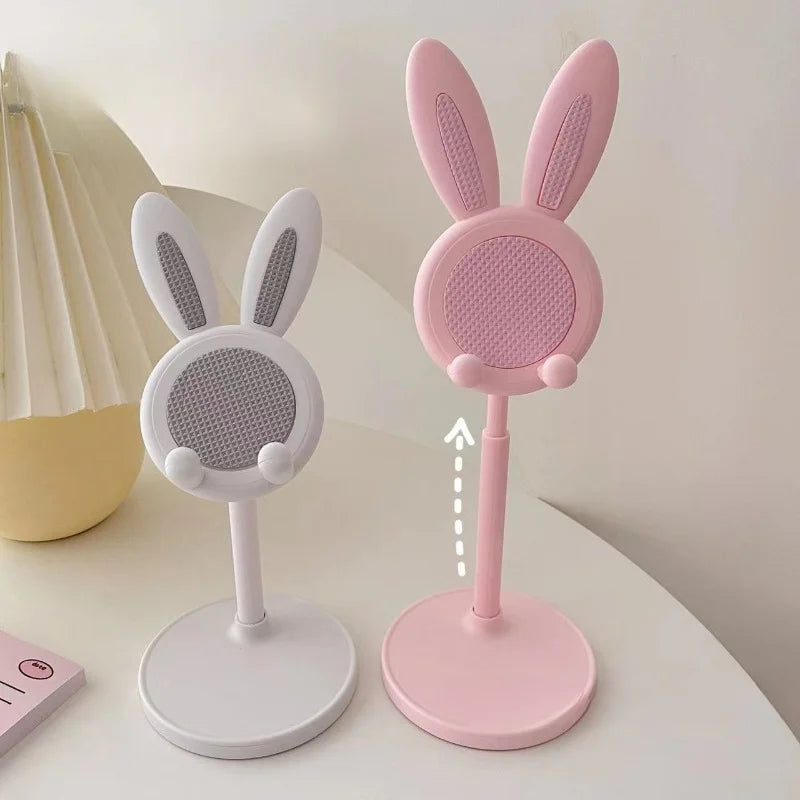 Suporte de celular de mesa ajustável em altura