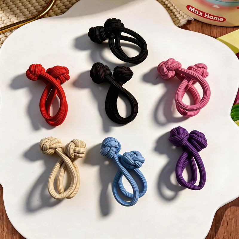 Kit de elásticos de cabelo finos e resistentes