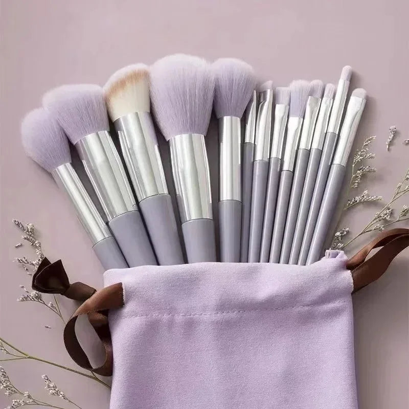 Kit de pincéis de maquiagem profissional com estojo (13 ou 22 peças)