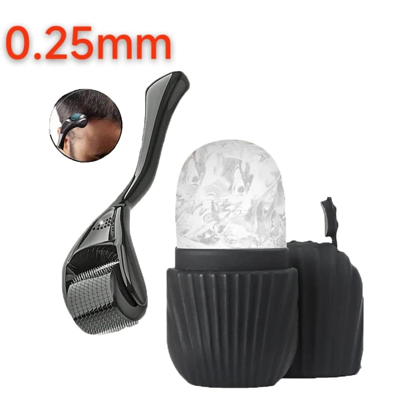 Rolo de gelo facial e gua sha (kit 1, 2 ou 3 peças)