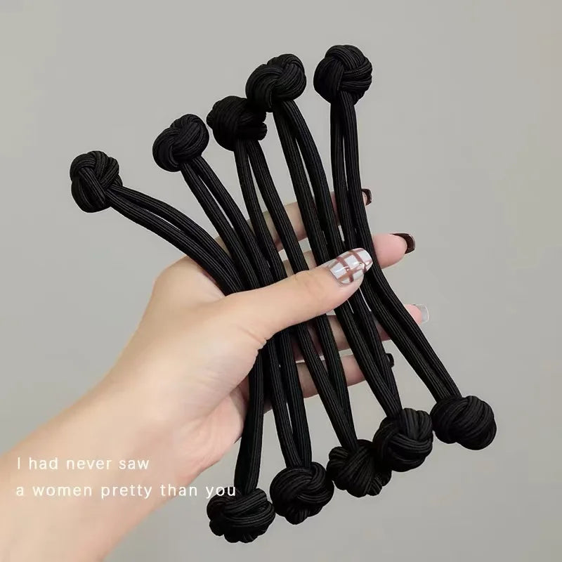 Kit de elásticos de cabelo finos e resistentes