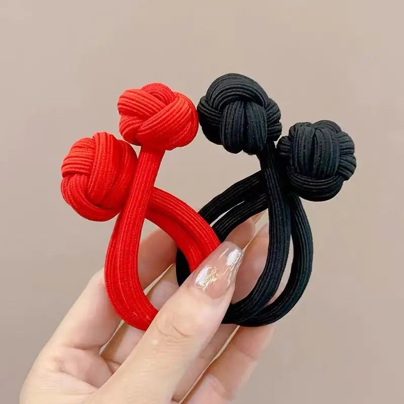 Kit de elásticos de cabelo finos e resistentes