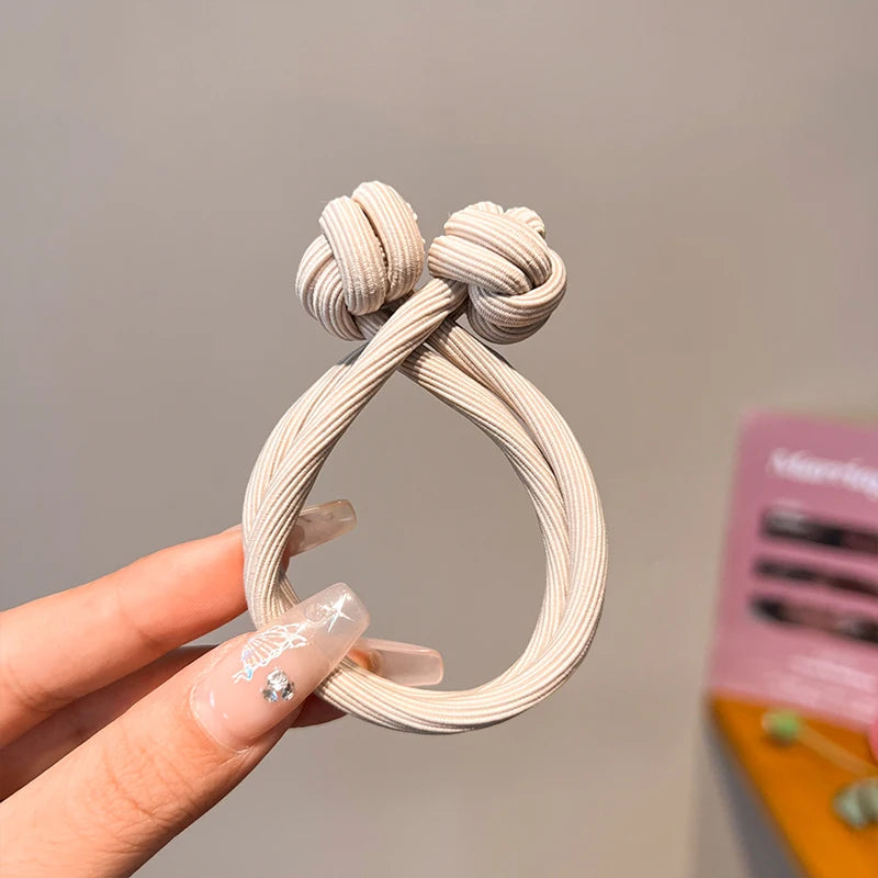 Kit de elásticos de cabelo finos e resistentes