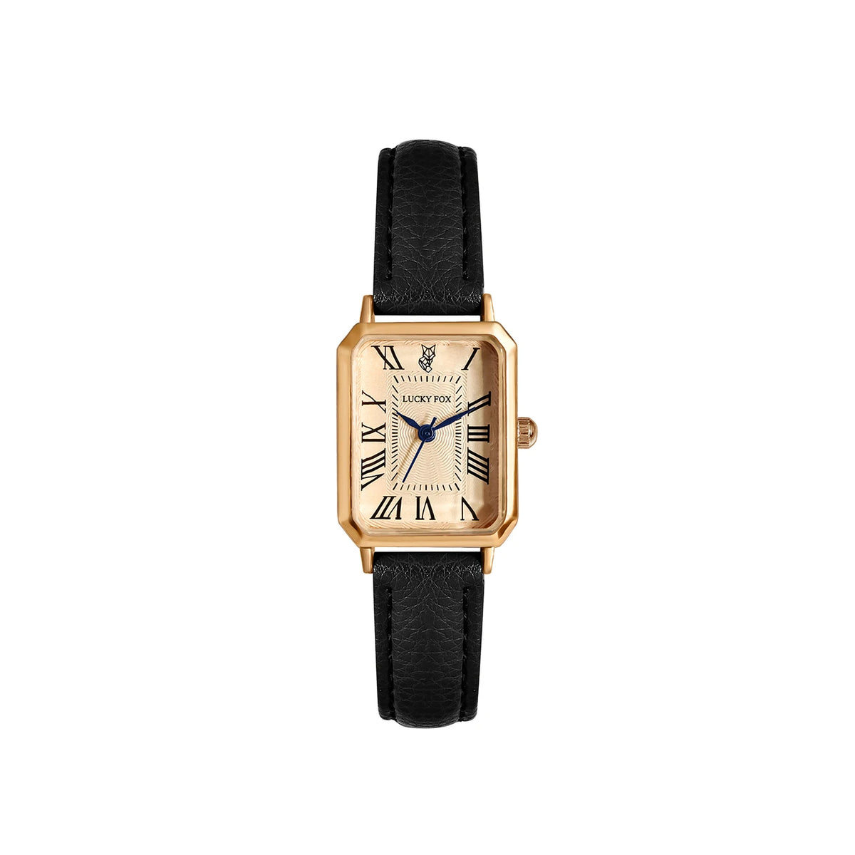Relógio feminino retrô com pulseira de couro