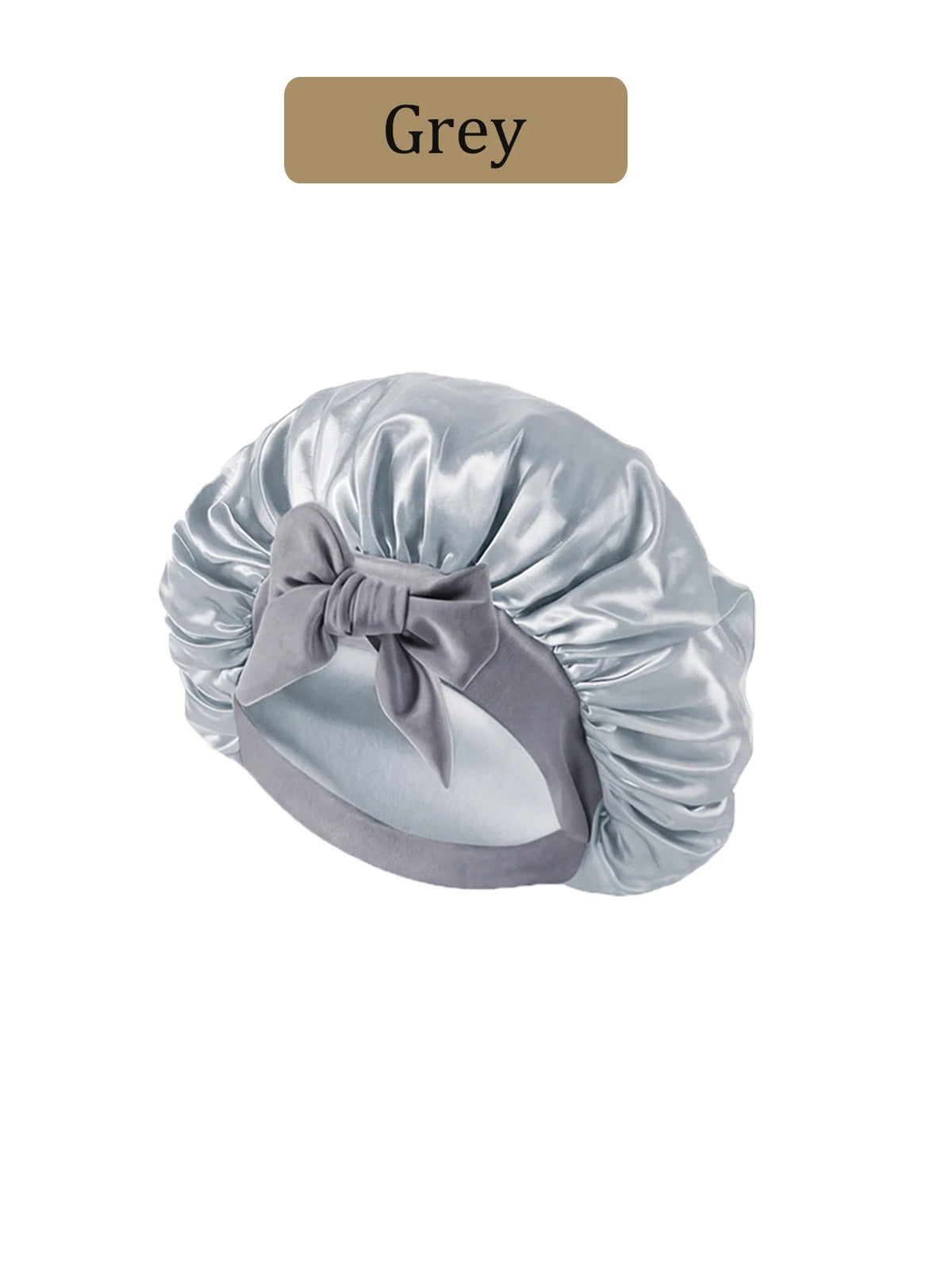 Touca de cetim para cabelo cacheado