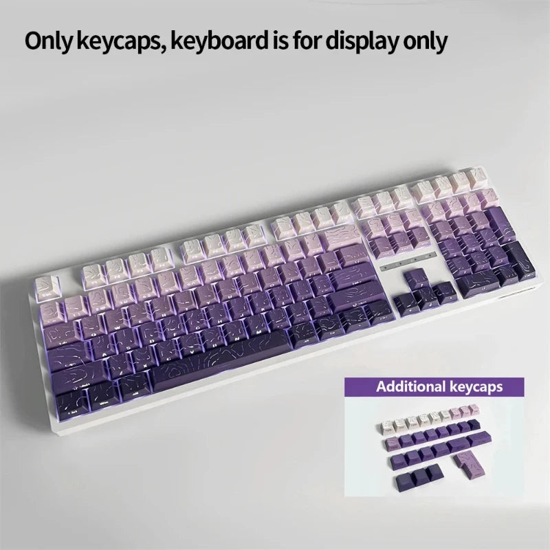 Kit de keycaps PBT para teclado mecânico