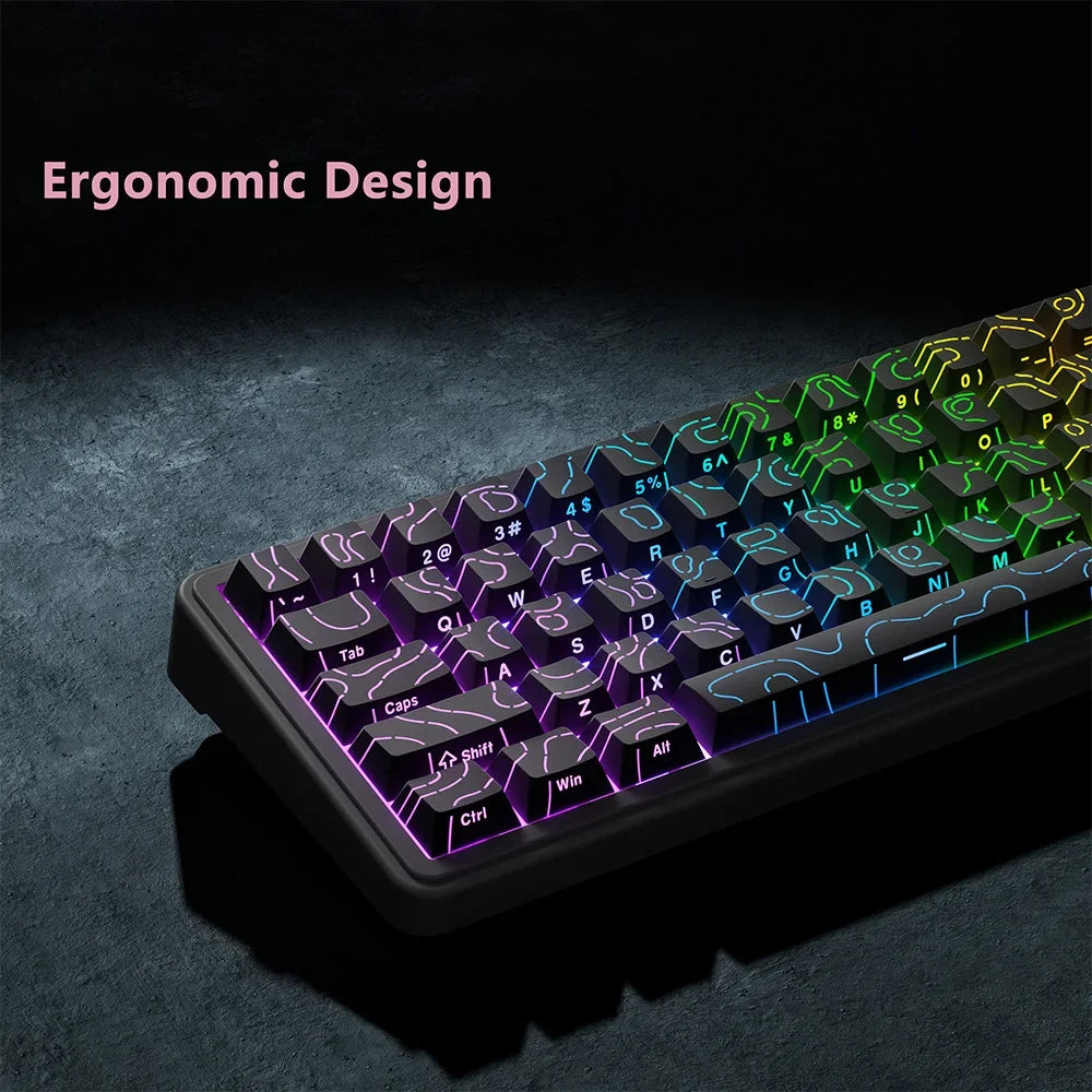 Kit de keycaps PBT para teclado mecânico