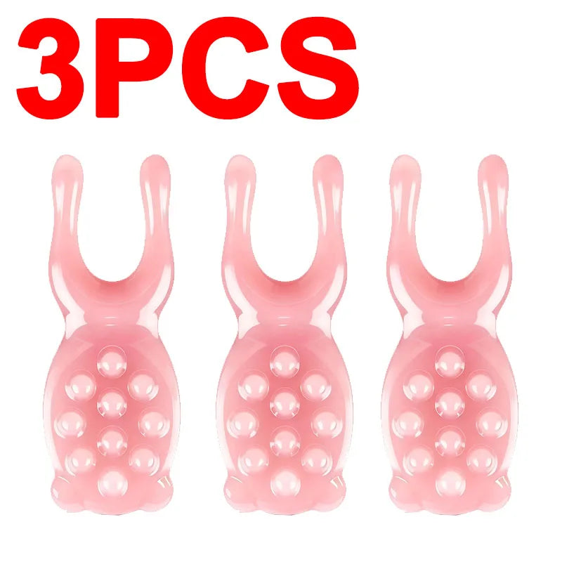 Rolo facial e gua sha de resina (1, 2 ou 3 peças)