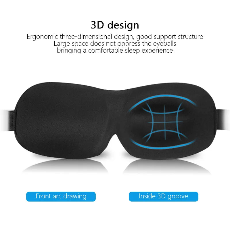 Máscara de dormir 3D contornada